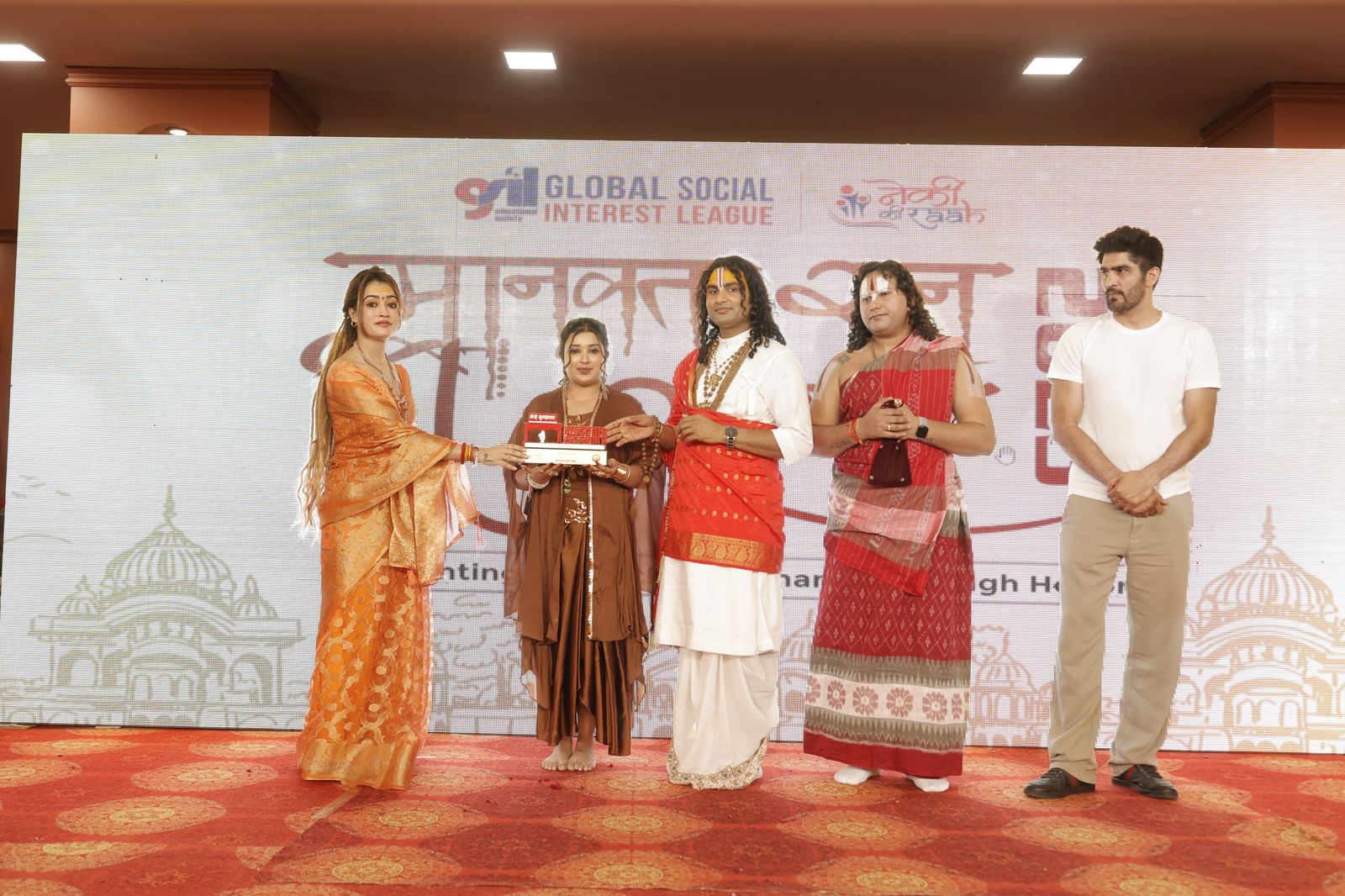 Aditi Sidhu of Hoshiarpur honoured as a young writer in Vrindavan